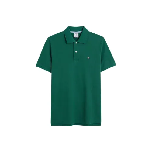BROOKS BROTHERS 3003 Зеленое Мужское Поло