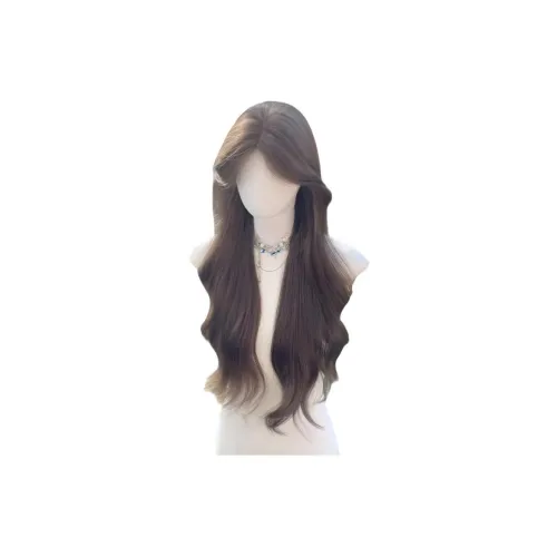 YOUXI Camellia Croissant Разделенный на восемь символов прядь большие волны полный комплект для головы