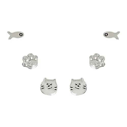 D.K.X S925 Серебряные Серьги-гвоздики из стерлингового серебра Женские