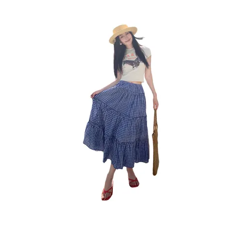 Kazakhstan Повседневный Длинный Юбка Женские