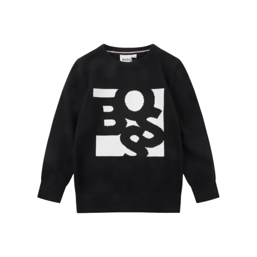 Hugo Boss Черный Kids Свитеры