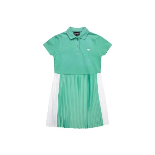 EMPORIO ARMANI Green Kids Платья