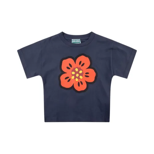 KENZO Темно-синие Kids T-рубашки