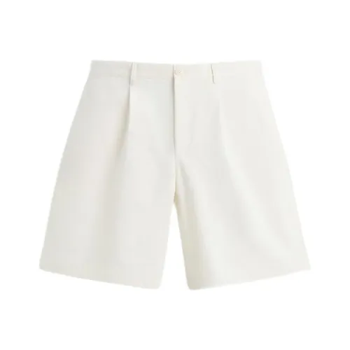 ZARA Белые Мужские Повседневные Шорты