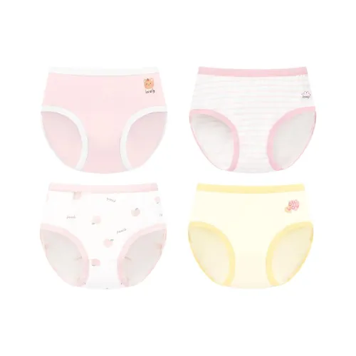 Niduoxiong 4 шт Многоцветные Kids Трусы