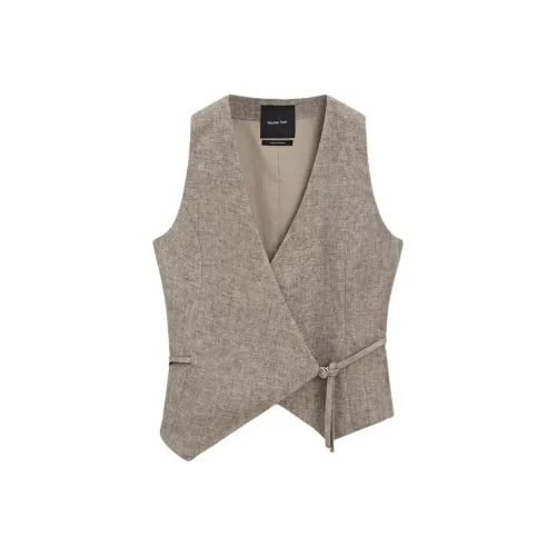 Massimo Dutti Экрю Женские Майки