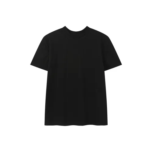 TURN TIDE Летний Однотонный Круглый вырез Комплект в Коротком рукаве Рубашка Унисекс