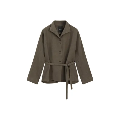 Massimo Dutti Серо-коричневые Женские Куртки