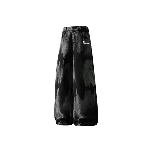 PAEFA Черные Унисекс Джинсы