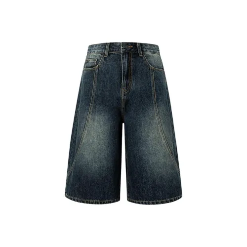 SHIJI JK C6544 1 Винтажный синий Женские джинсовые шорты