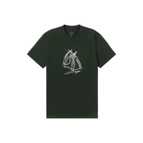 ARMANI EXCHANGEAE SS25 T Рубашка Мужская Яшма