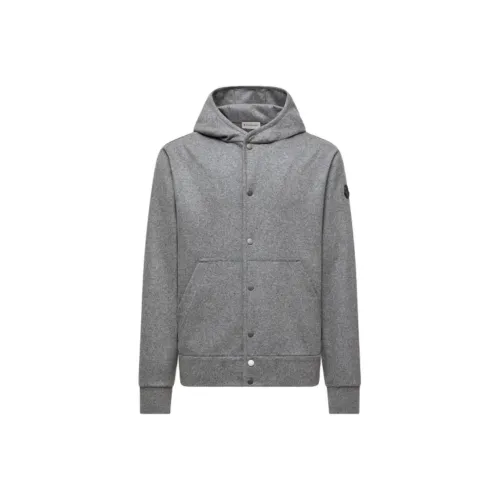 MONCLER Серый Мужской Свитшот
