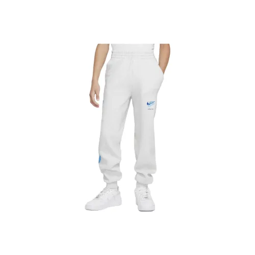 Nike Вязаные тренировочные штаны для детей белые