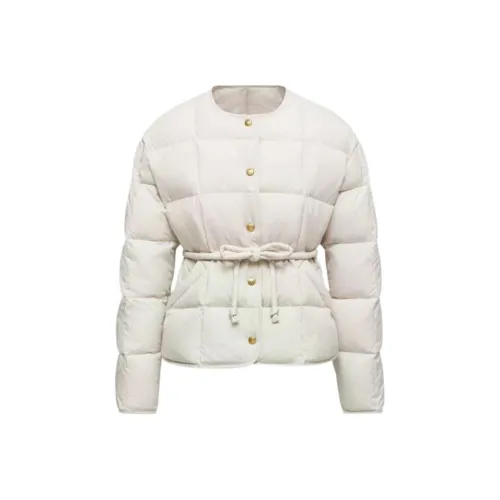 Moncler Белый Женский Пуховик