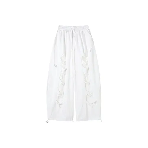 TIBINB Белые Женские Повседневные Брюки