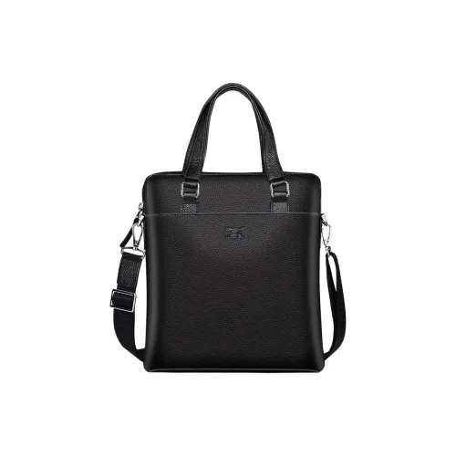 SEPTWOLVES Корова Кожа Сумка Средний Мужской Черный