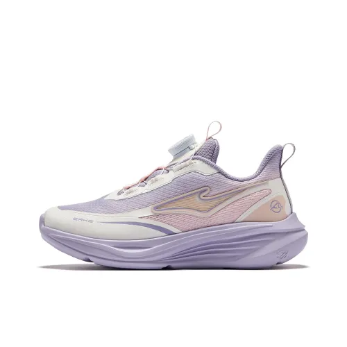 ERKE KIDS Беговые кроссовки Low Топ Туманно-фиолетовый/Румяна/Микрокристаллический белый Для школьного возраста