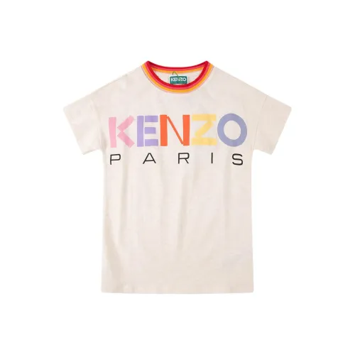KENZO Серый Детские Платья