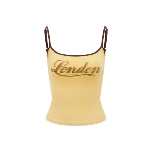 Ariseism Желтые Женские Камисоли