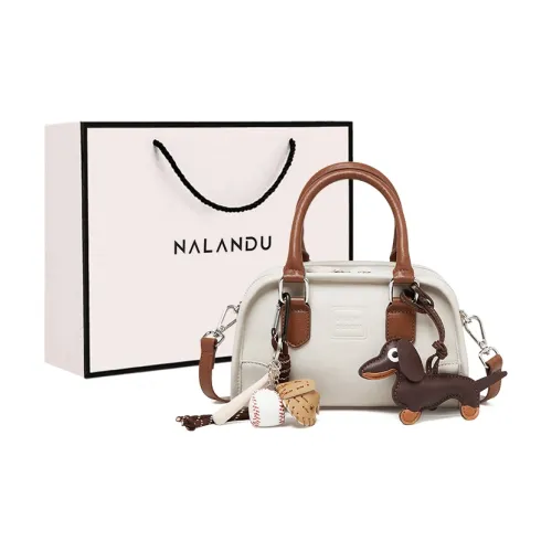 NALANDU Корова Кожа с Синтетической Кожей Бостон Сумка Сумка через плечо Сумка Маленькая Женская