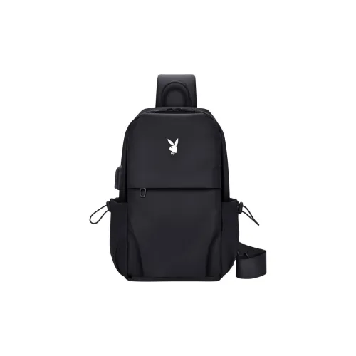PLAYBOY Collaboration Oxford Sling Bag Standard Men's Black