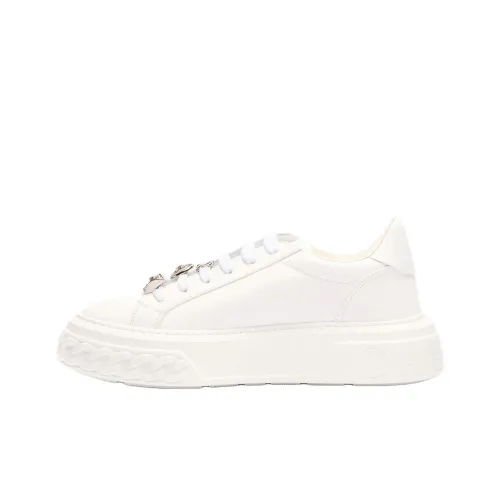 Casadei Низкие Кроссовки для скейтбординга Женские Белые