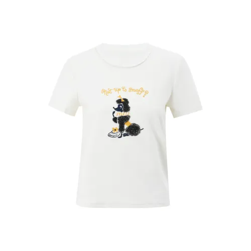 MISHOW Бежево-абрикосовые Женские Футболки