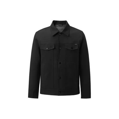 HLA Черный 1 2 Мужской пуховик