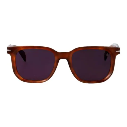 DAVID BECKHAM Ацетат Квадратные Солнцезащитные очки Мужские Красные