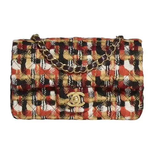 CHANEL Шерсть Твид Сумка через плечо Сумка на плечо Женская Многоцветная