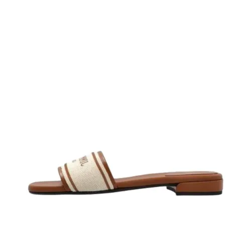 Jimmy Choo Rubber Slide Тапочки Женские Коричневый