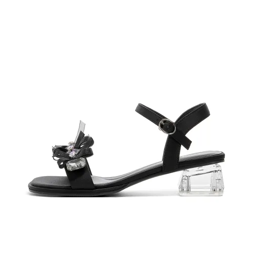 JOSINY One Ремешок Сандалии Женские Черные