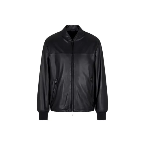 EMPORIO ARMANI Кожа Куртка Мужская