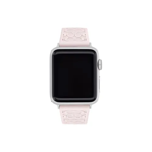 COACH Ремешок Apple Совместимость Силиконовый Резиновый Материал 41 мм