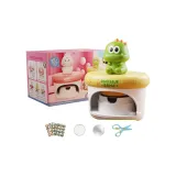 Маленький динозавр, коробка, значок, стиральная машина + 36 значков, материал значков