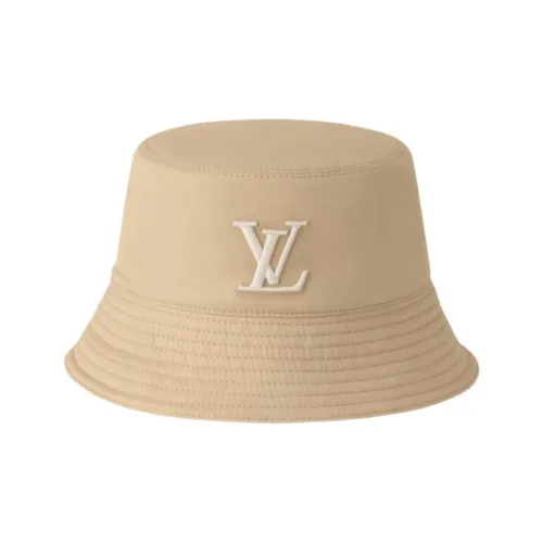 LOUIS VUITTON Хлопковые Панамы Унисекс Бежевый