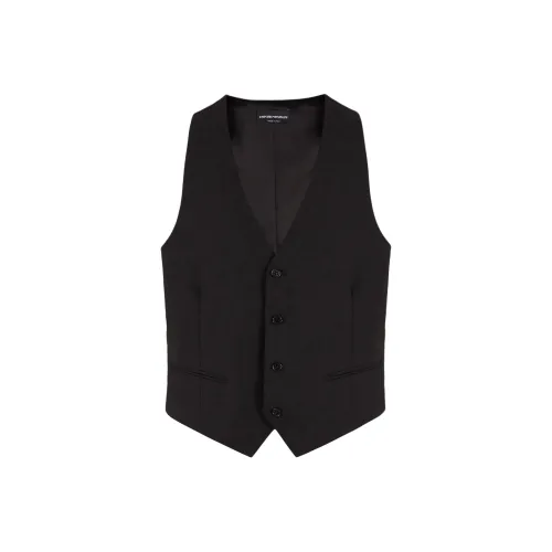 EMPORIO ARMANI Черные Мужские Жилеты