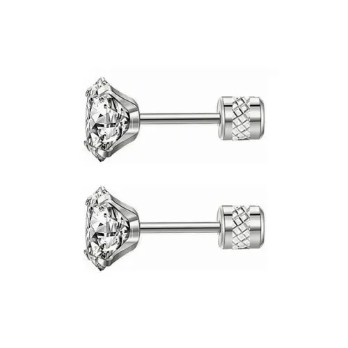 CHRROTA Титановые стальные серьги-гвоздики унисекс