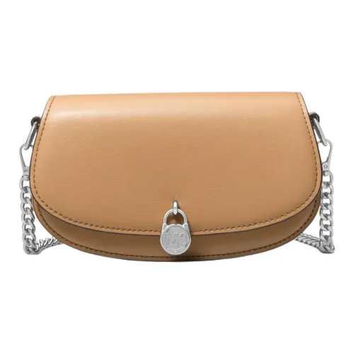 MICHAEL KORS Mila Коровья кожа Сумка через плечо Маленькая Женская Арахисовый