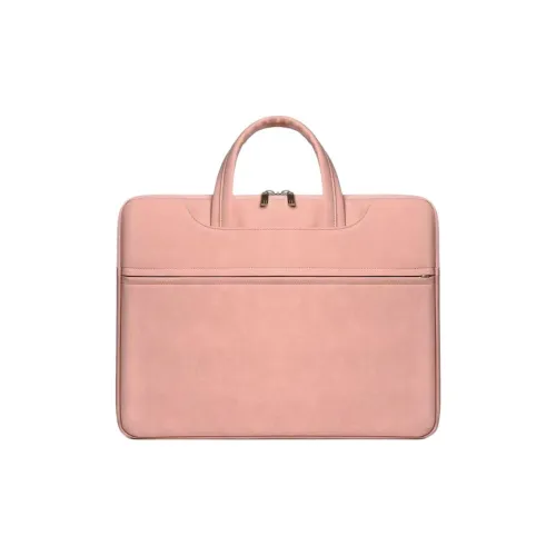 ALOENEY ПУ (полиуретан) Сумка для ноутбука Стандартная Унисекс Розовый Светло-серый Темно-серый