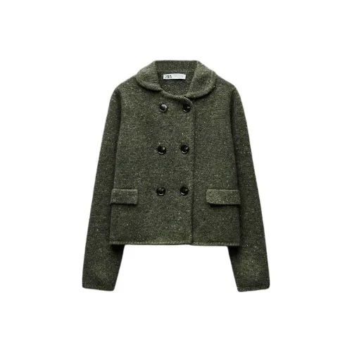 ZARA Зеленые Женские Куртки