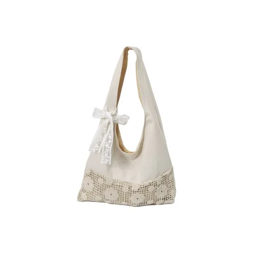 Barang Bear Холст Плечевая сумка Унисекс Экрю Хаки