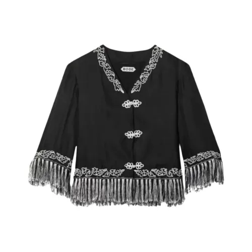 Bode Куртки и Пальто Женские Черные