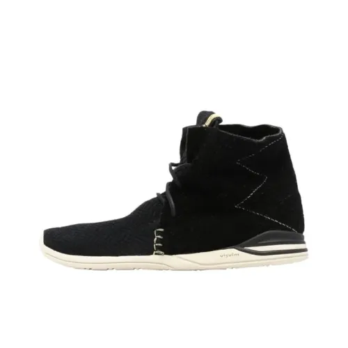 Visvim Nabi Moc Hi Folk MID Топ Повседневная обувь Мужской Черный