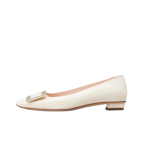 Roger Vivier Belle Vivier Женские повседневные туфли Белый Женские