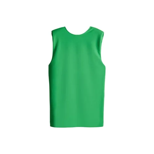 H&M Ярко-зеленые Женские Платья без рукавов