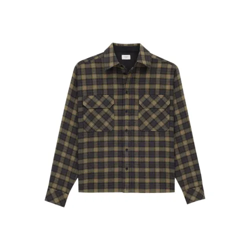 SAINT LAURENT Многоцветные Мужские Рубашки