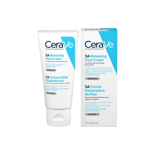 CeraVe Крем для пилинга и увлажнения стоп с салициловой кислотой успокаивающий 88 мл