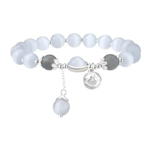 AJIDOU Натуральный Синий Кристалл Браслеты Женские