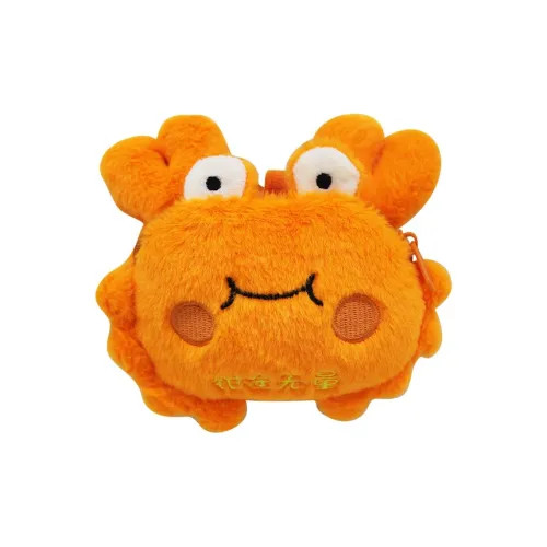 ALOENEY Велюр Мелочь Кошелек Обычный Детский Апельсин